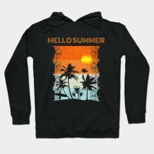 Hello Summer Vintage Hoodie